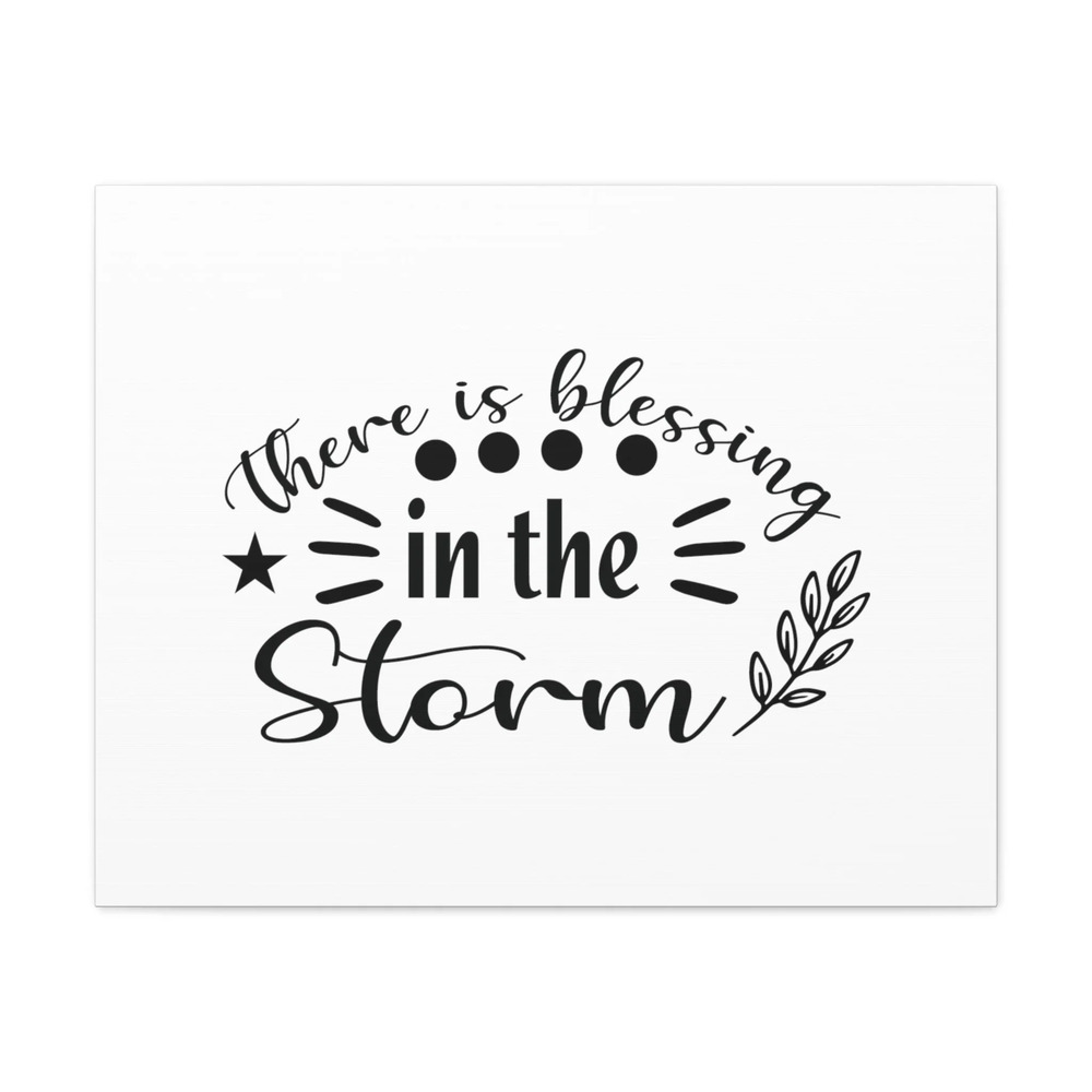 Scripture Walls There Is Blessing In The Storm Ephesians 5:20 Christian Wall